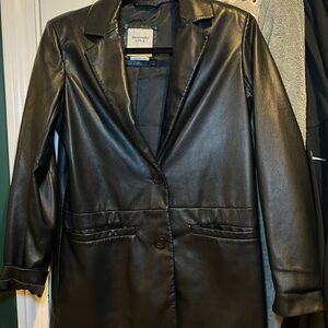 XS petite vegan leather jacket!